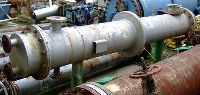  Stainless Steel 316 Shell and Tube Heat Exchanger 10 m² (107.6 ft²) For Sale - IPP# 706629