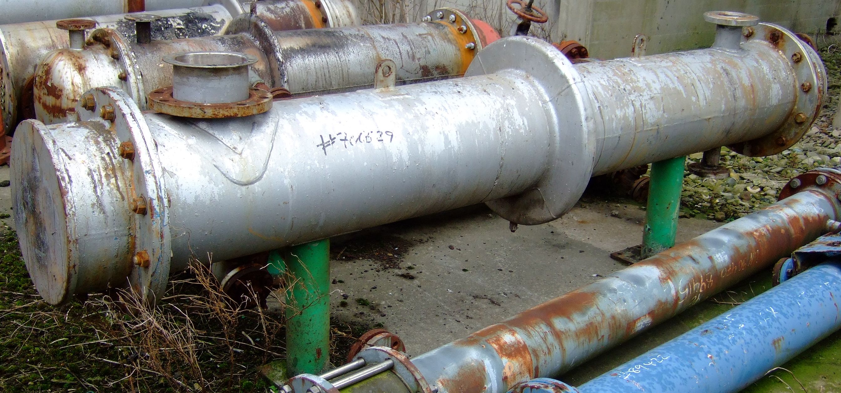  Stainless Steel 316 Shell and Tube Heat Exchanger 10 m² (107.6 ft²) For Sale - IPP# 706629