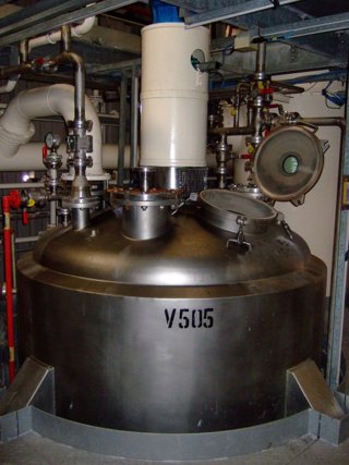 Stainless Steel 316 Clad JENS OLSEN Batch-Type Agitated Reactor