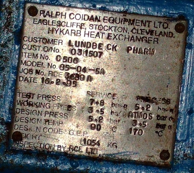 Graphite Ralph Coidan 85-04.5A Shell and Tube Heat Exchanger - IPP# 706771