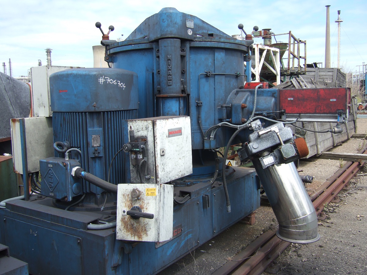  Stainless Steel 304  Mixer-Intensive 750 L (198.1 gallons) For Sale - IPP# 706704
