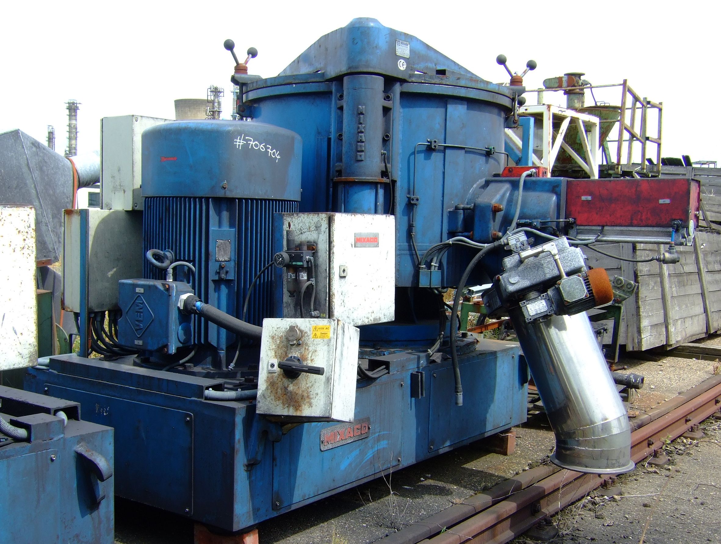  Stainless Steel 304  Mixer-Intensive 750 L (198.1 gallons) For Sale - IPP# 706704