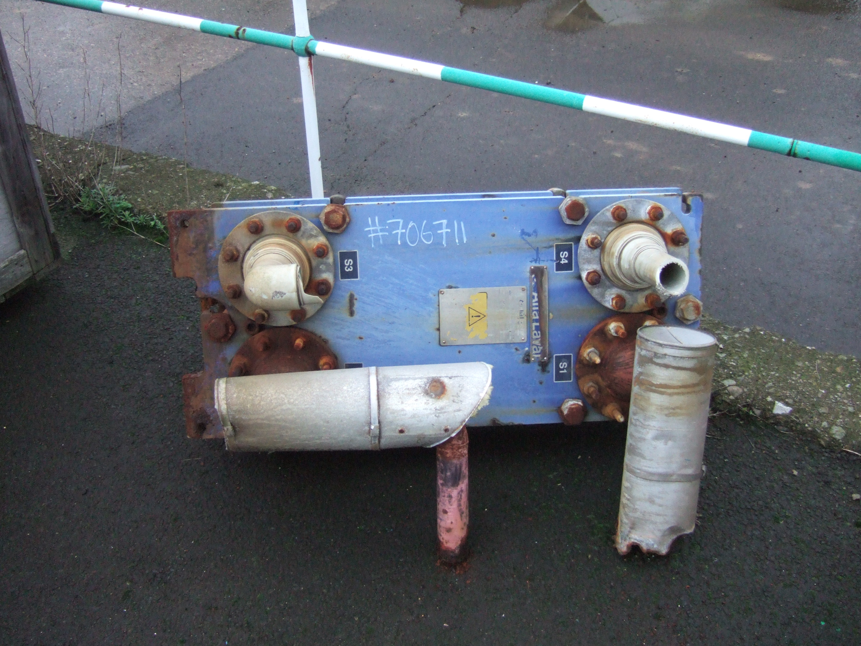 Stainless Steel 316 Alfa Laval M10/MFM Plate and Frame Heat Exchanger - IPP# 706711