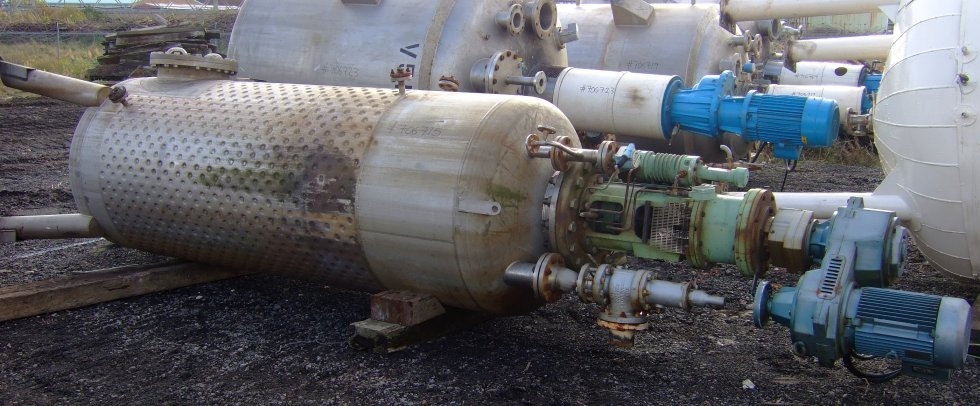 Stainless Steel 316 Clad Gjettermann & Nielsen Batch-Type Agitated Reactor - IPP# 706715