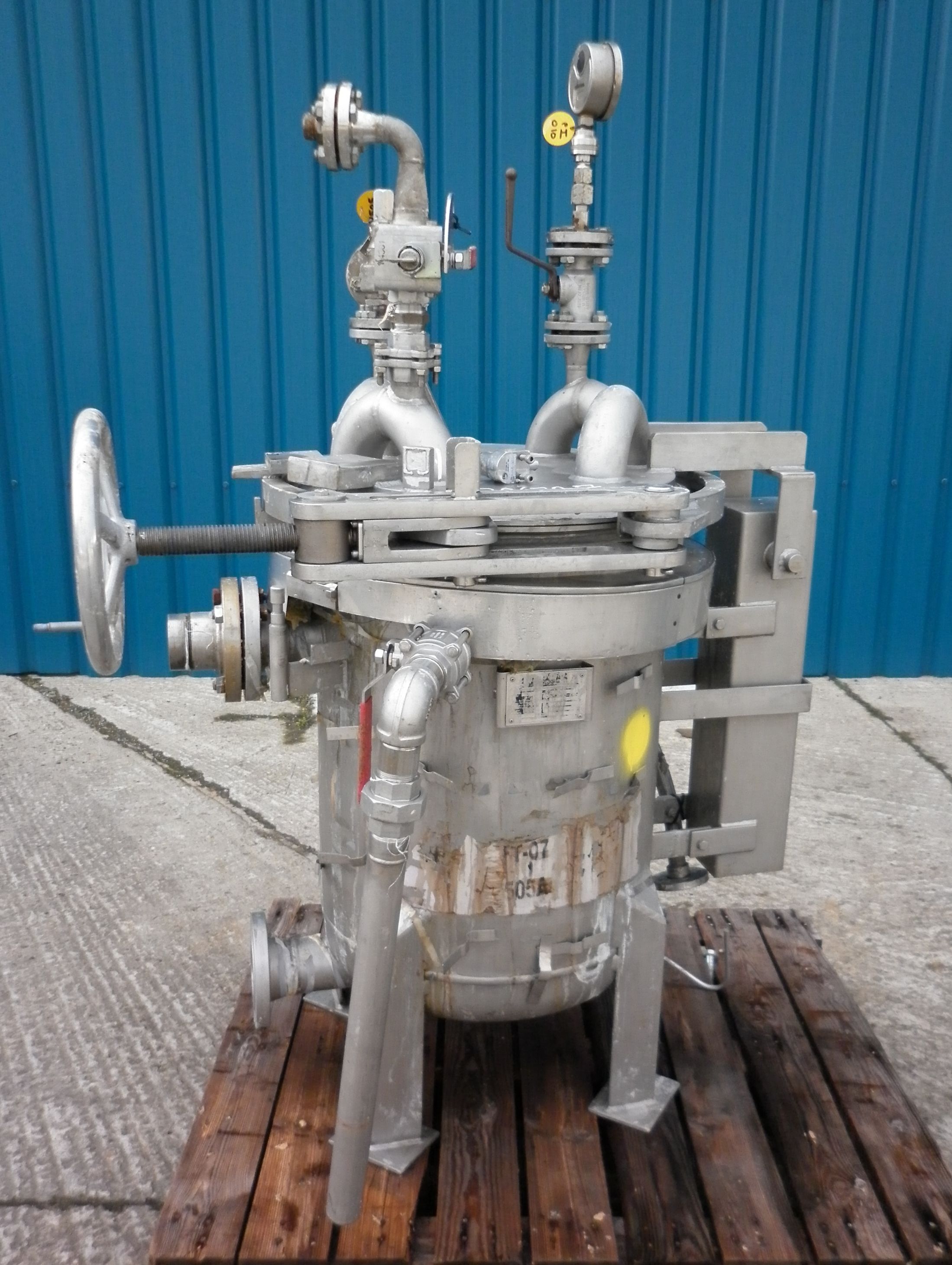 Stainless Steel 316 Hayward filter-Technik VMDE-6402-AC10-020AIX-11SEN-M Pressure Leaf Filter - IPP# 706727