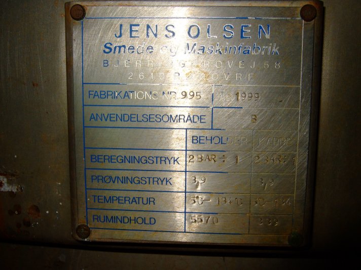 Stainless Steel 316 JENS OLSEN Nutsche Filter - IPP# 706725
