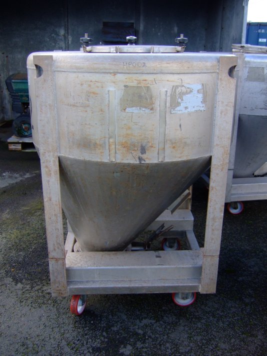 Stainless Steel 316 Hopper Bin - IPP# 706735