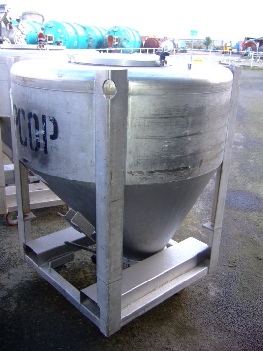 Stainless Steel 316 Hopper Bin - IPP# 706736