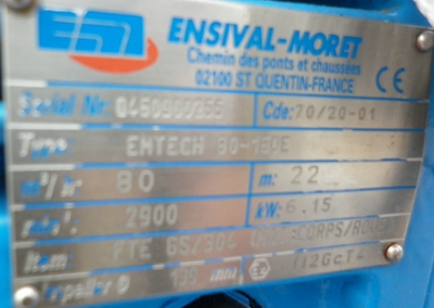 Unused Cast Iron Centrifugal Pump 80 m3/h (352.2 GPM) For Sale - IPP# 706840