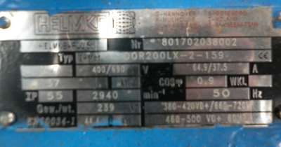 Carbon Steel Ensival-Moret EMTECH 100-200E Centrifugal Pump - IPP# 706852