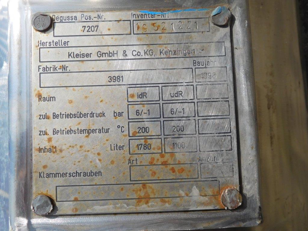  Stainless Steel Austenitic Rising/Falling Film Evaporator 6,700 kg/h (14,771 lb/h) For Sale - IPP# 706887