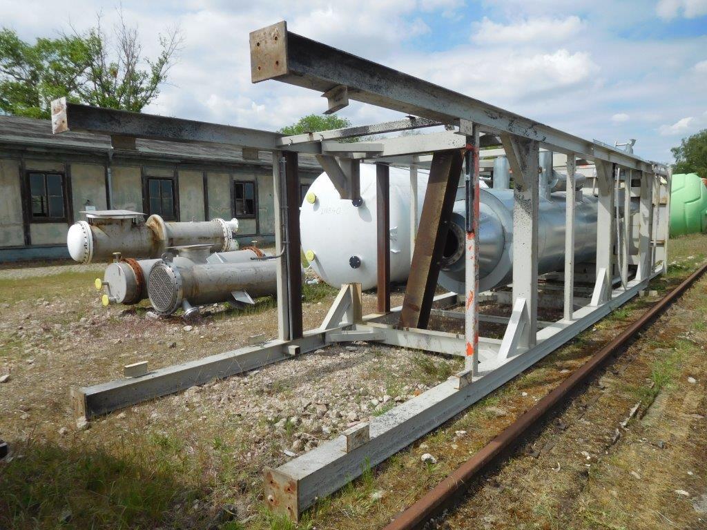  Stainless Steel 316L Wiped/Thin Film Evaporator 279 kg/h (615 lb/h) For Sale - IPP# 706885