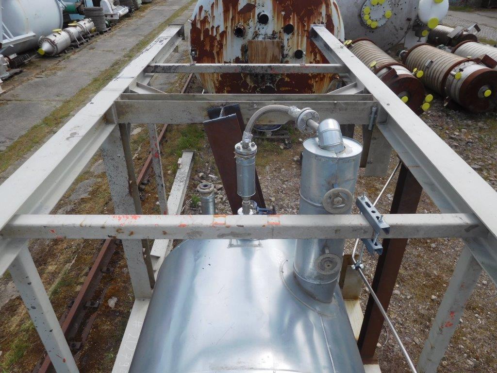  Stainless Steel 316L Wiped/Thin Film Evaporator 279 kg/h (615 lb/h) For Sale - IPP# 706885