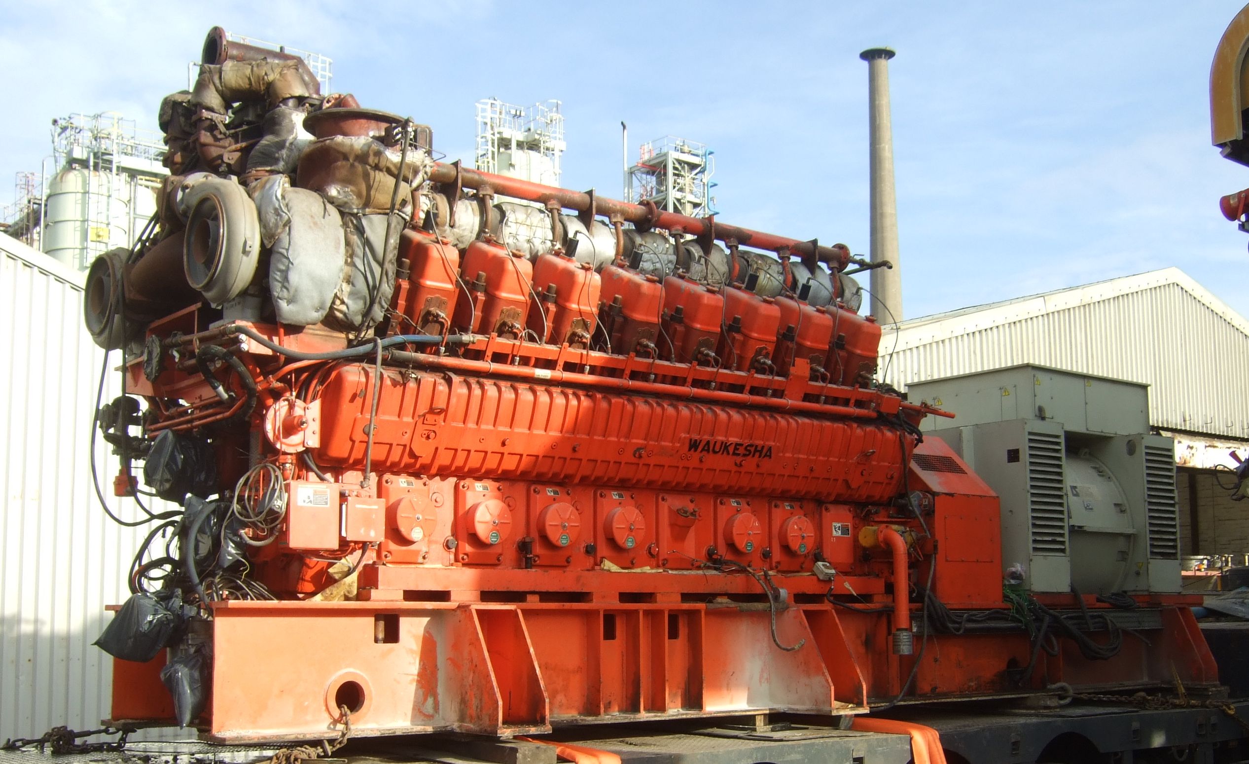 Carbon Steel Waukesha 16VAT27GL Power Generator - IPP# 706827