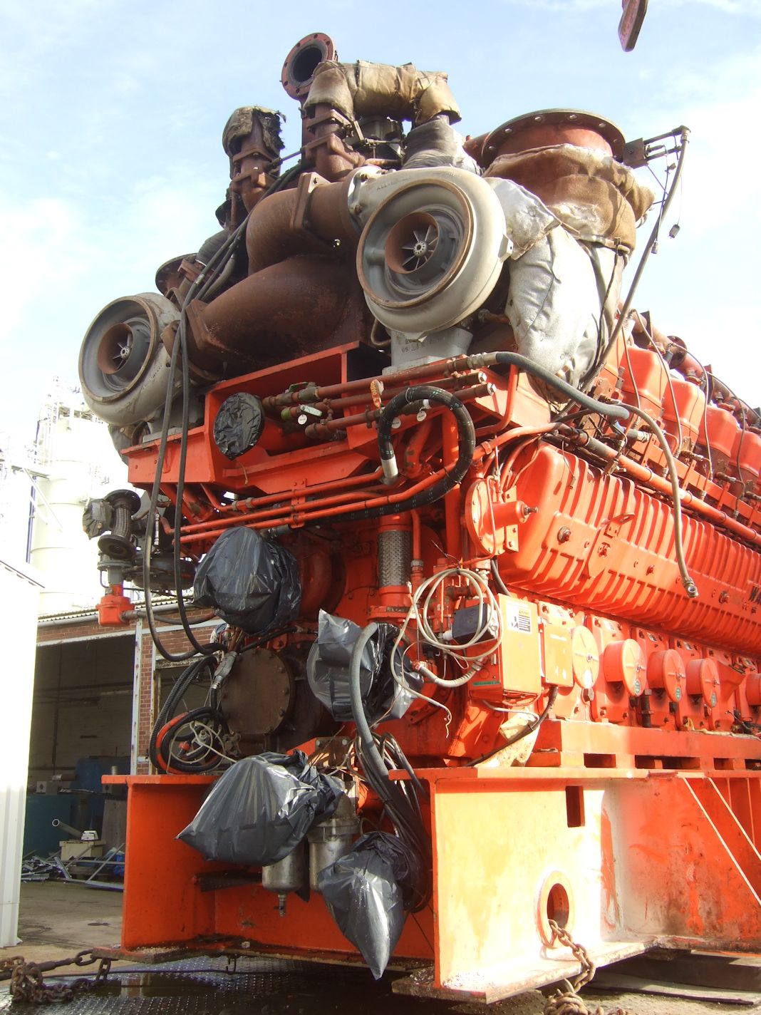 Carbon Steel Waukesha 16VAT27GL Power Generator - IPP# 706827