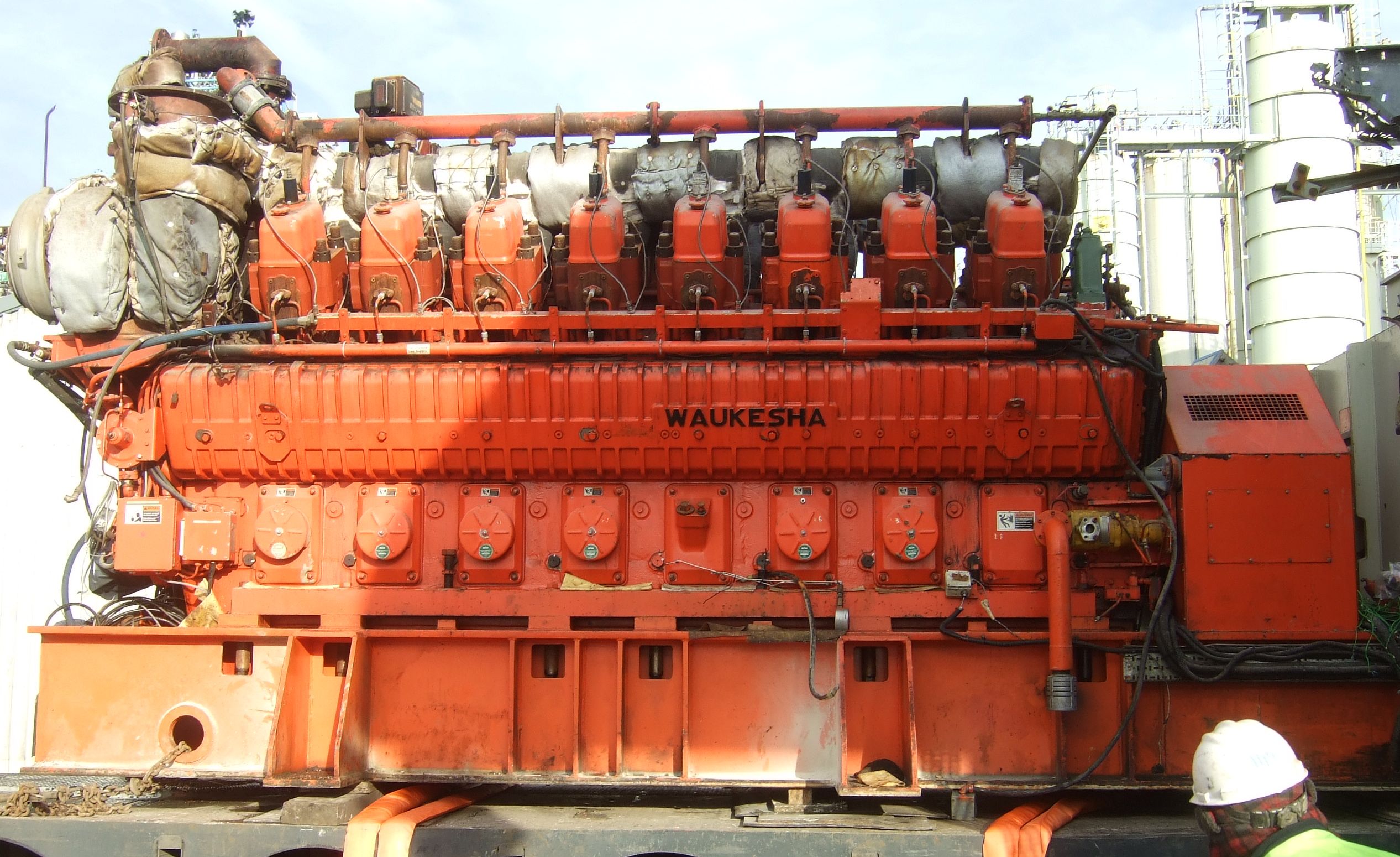 Carbon Steel Waukesha 16VAT27GL Power Generator - IPP# 706827