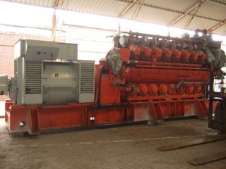 Carbon Steel Waukesha 16VAT27GL Power Generator