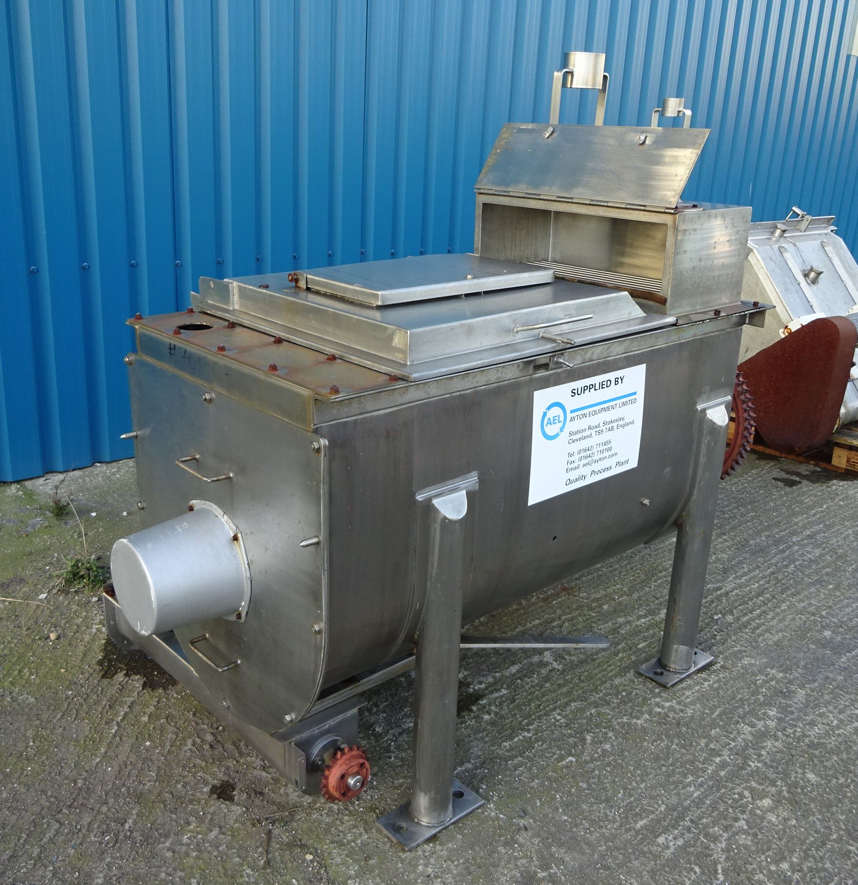  Stainless Steel 316  Mixer-Ribbon & Paddle 0.5 m3 (17.7 ft3) For Sale - IPP# 701967
