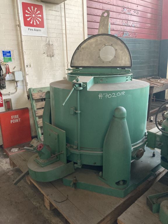 Stainless Steel 316 Rousselet Robatel Rapide120-SC120-2DEC Manual Discharge-Top Centrifuge-Basket - IPP# 702018