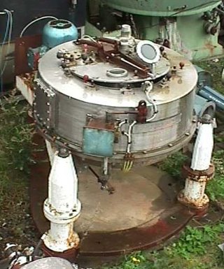 Stainless Steel 316 Manual Discharge-Top Centrifuge-Basket