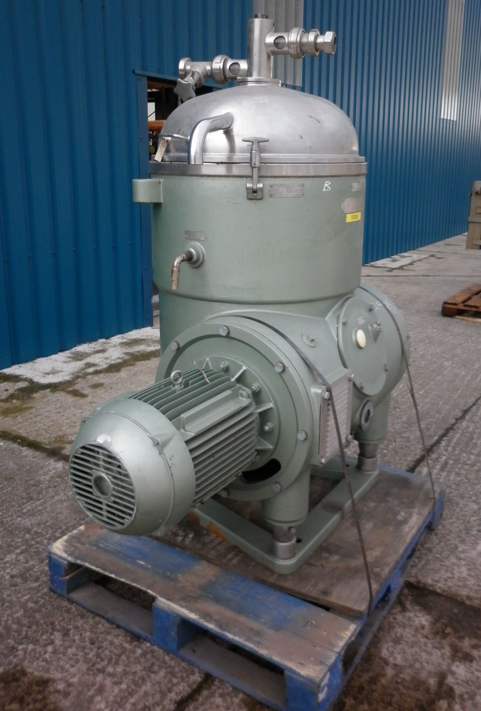  Stainless Steel 316  Centrifuge-Disc Bowl 15 kW (20.1 HP) For Sale - IPP# 702929