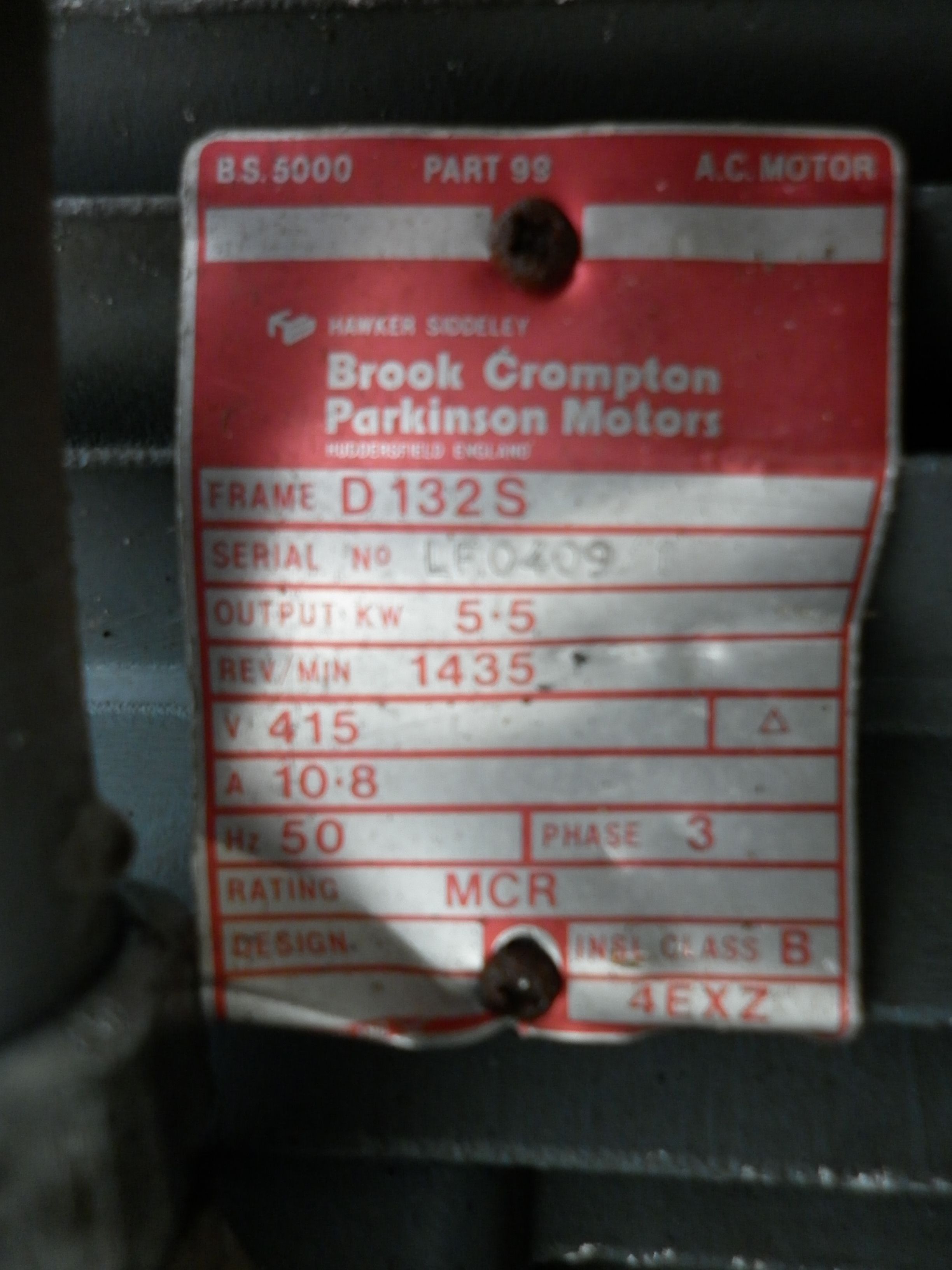  Stainless Steel 316 Hammer Pulverizer 5.4 kW (7.3 HP) For Sale - IPP# 703633
