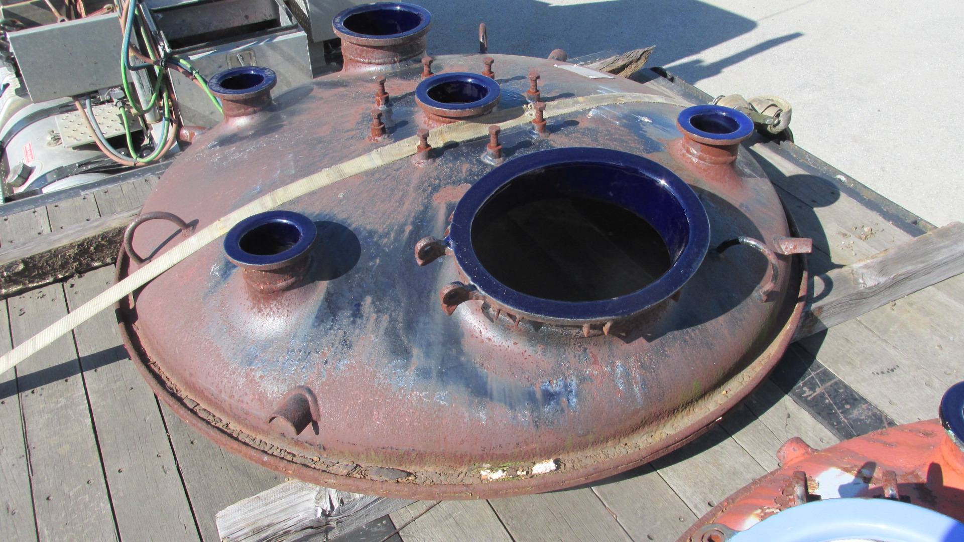  Glasslined Tank Cover Glass Lined Parts 1,893 L (500 gallons) For Sale - IPP# 71711