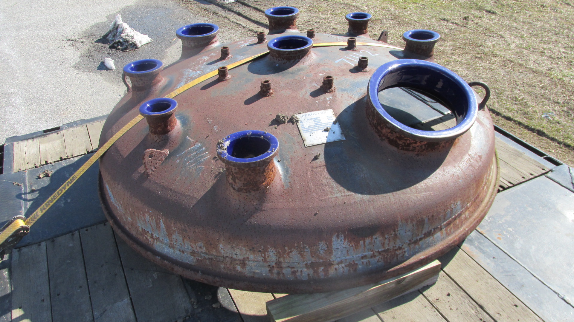  Glasslined Tank Cover Glass Lined Parts 3,785 L (1,000 gallons) For Sale - IPP# 71112