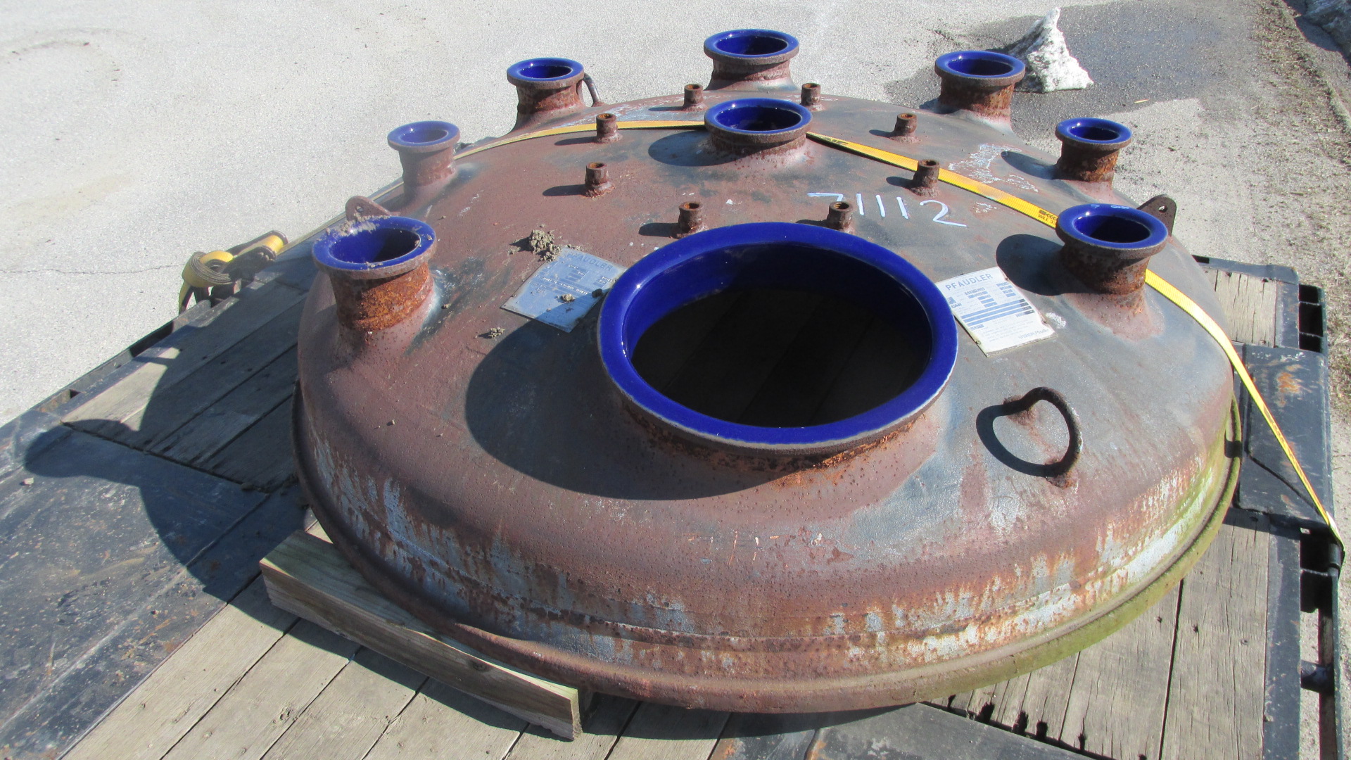  Glasslined Tank Cover Glass Lined Parts 3,785 L (1,000 gallons) For Sale - IPP# 71112