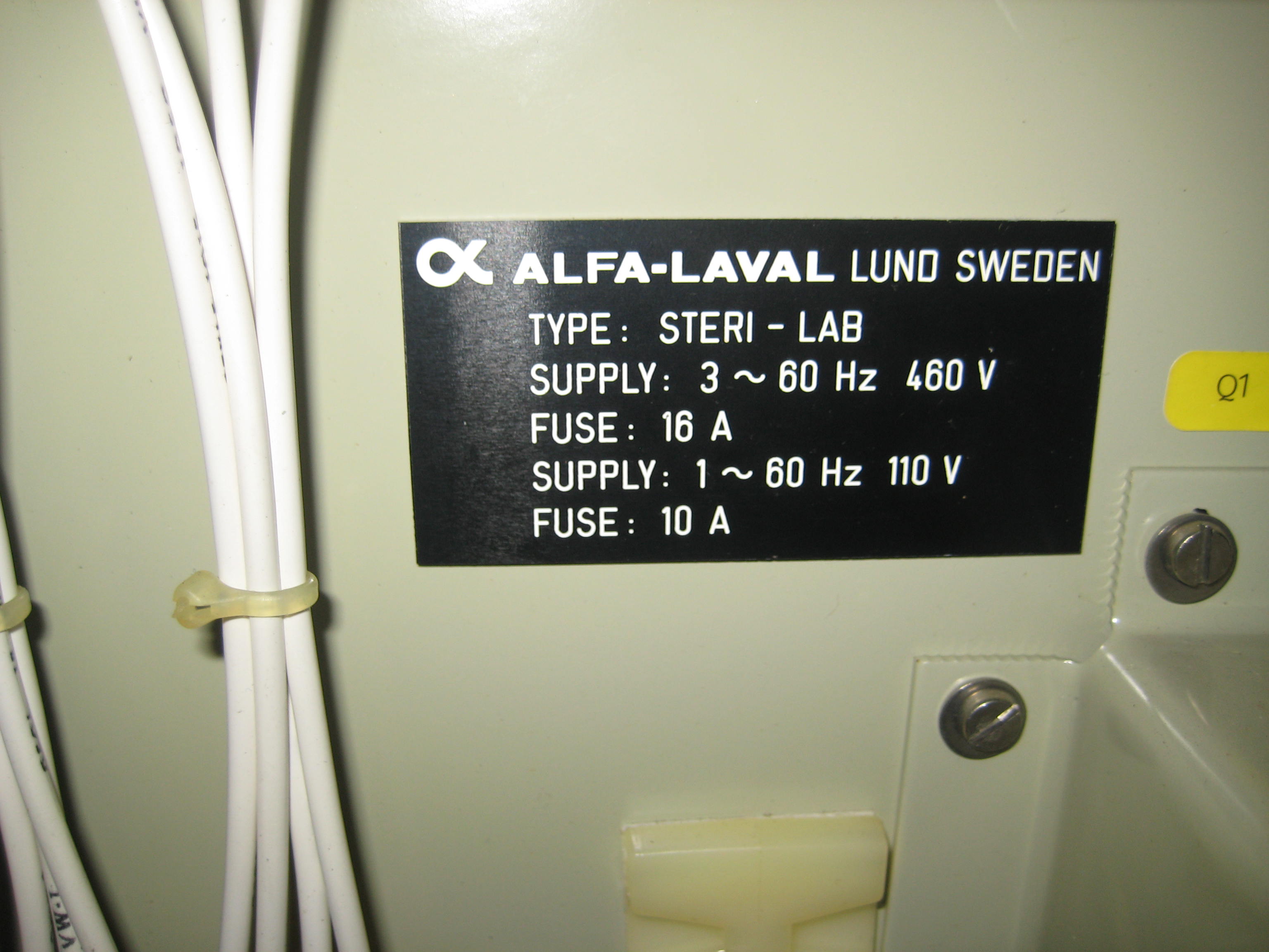 Alfa Laval  Miscellaneous - IPP# 72615