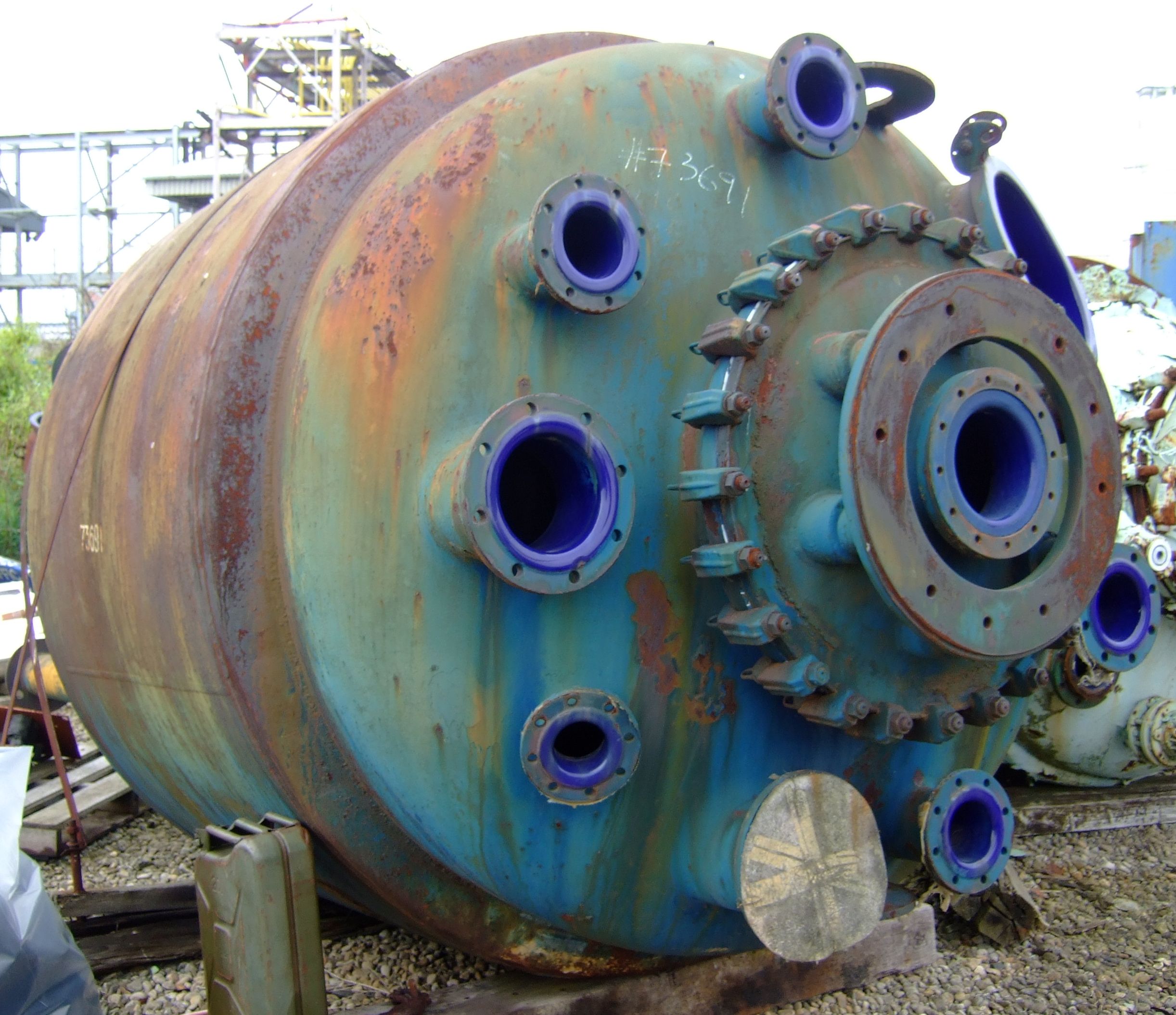 Glasslined Thale N680 Batch Type Body Only Reactor - IPP# 73691