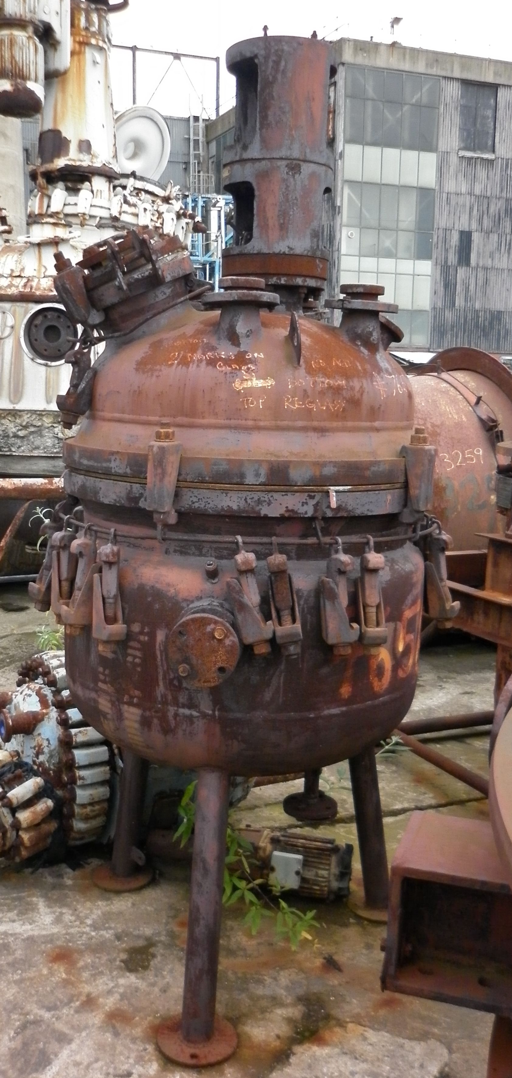 Unused Glasslined Thale (Germany) C0.25/1e-2D-1-1/GN680 Batch Type Body Only Reactor - IPP# 76567