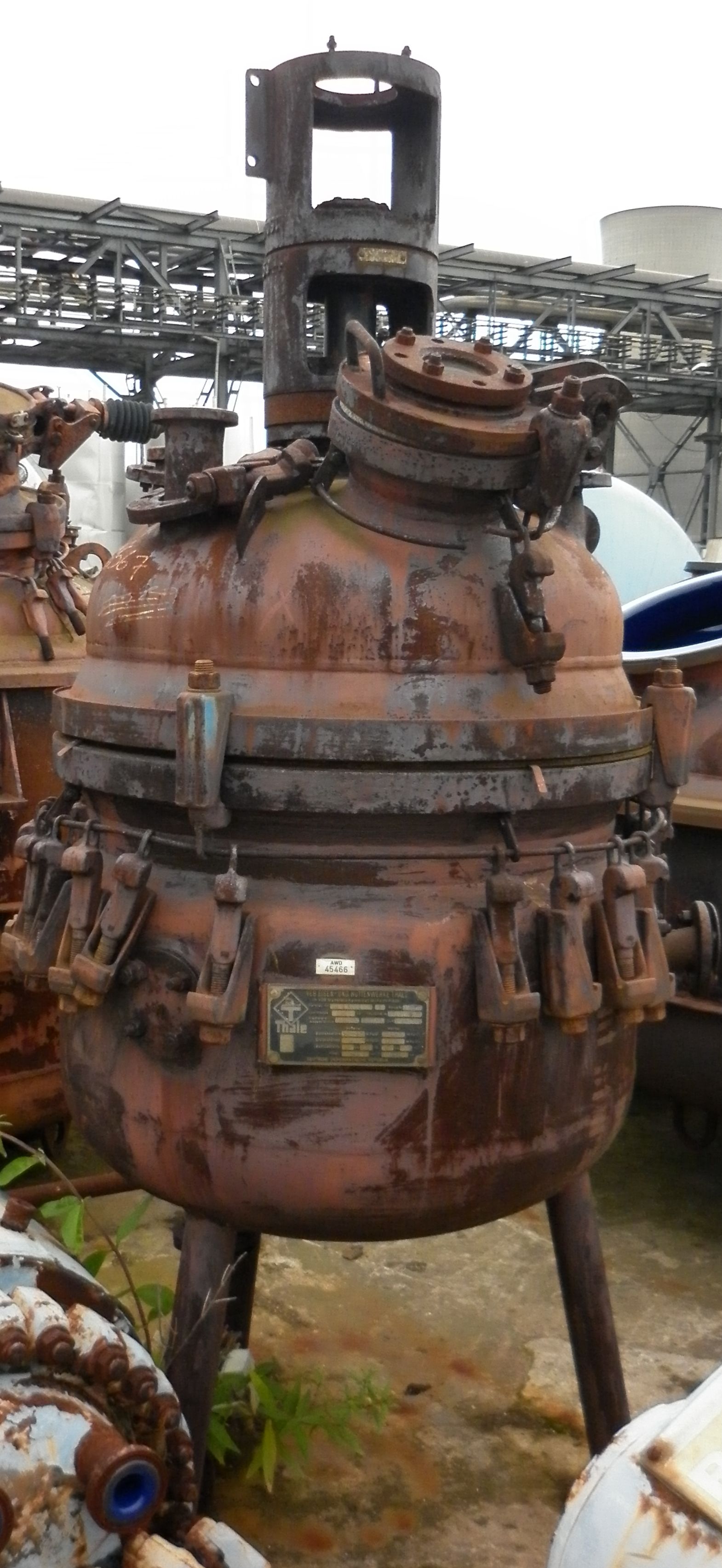 Unused Glasslined Thale (Germany) C0.25/1e-2D-1-1/GN680 Batch Type Body Only Reactor - IPP# 76567