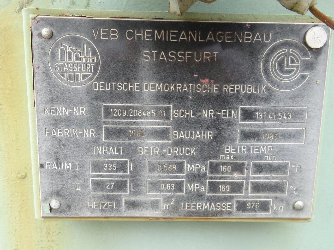 Unused Pressure Leaf Filter 8 m² (86.1 ft²) Stainless Steel 316 For Sale - IPP# 78815