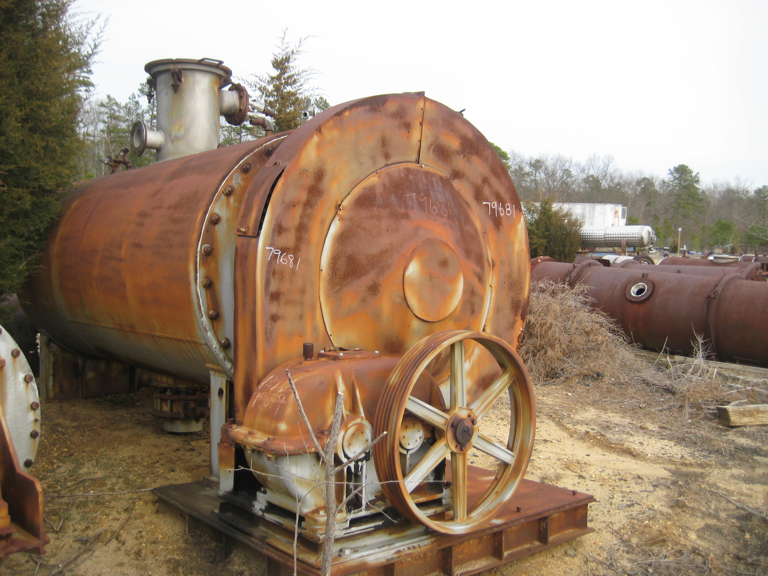  Stainless Steel 304  Dryer-Rotary Vacuum 3.8 m3 (133 ft3) For Sale - IPP# 79681