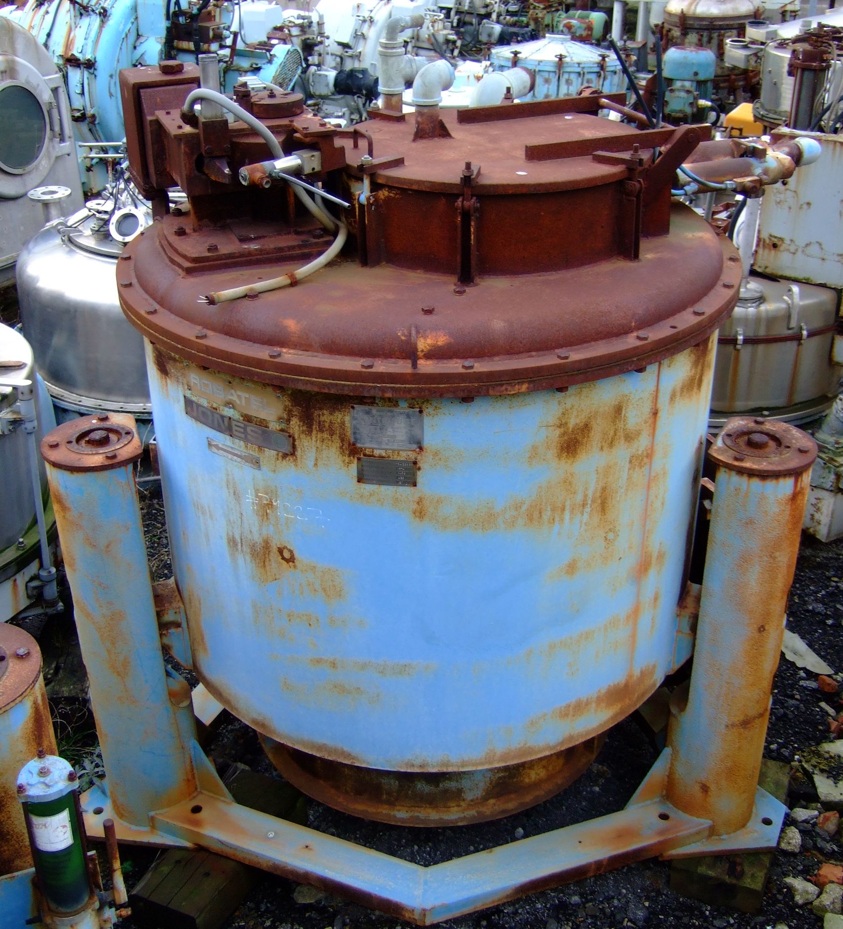 Carbon Steel Robatel DTS-1250-K2 Auto Discharge-Bottom Centrifuge-Basket - IPP# 79227