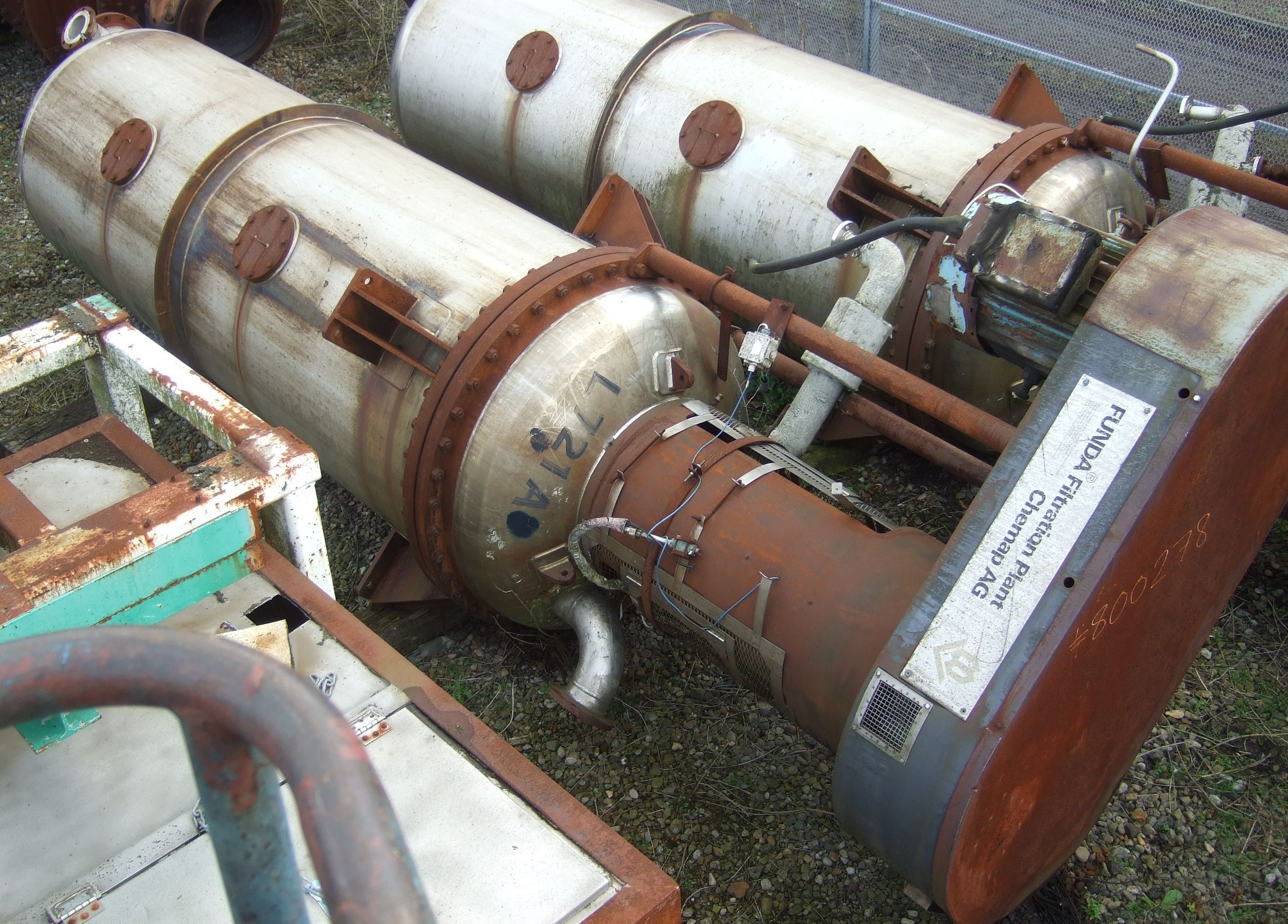 Stainless Steel 316 Chemap AG (Swiss) Pressure Leaf Filter - IPP# 800278