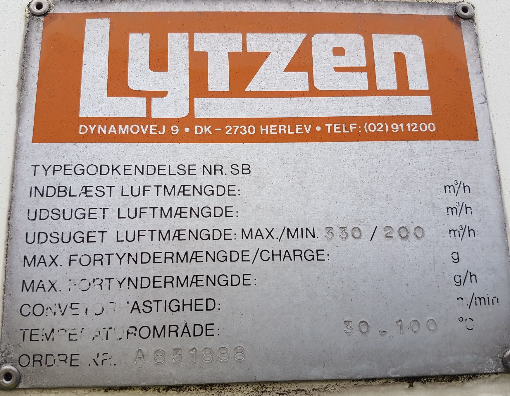 Stainless Steel 316 Lytzen HI Dryer-Oven - IPP# 800397