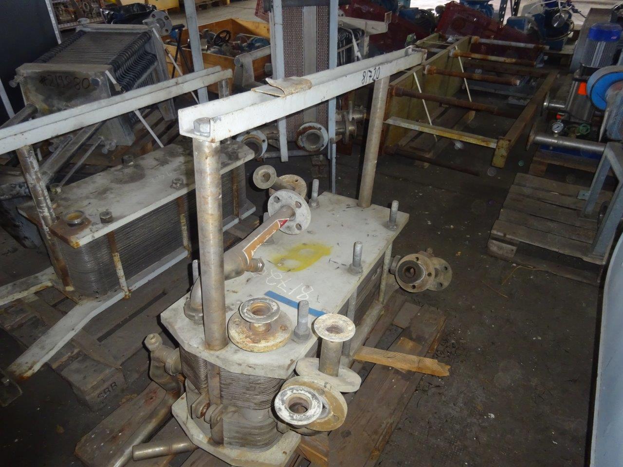  Plate and Frame Heat Exchanger 10 m² (107.6 ft²) Stainless Steel 316 For Sale - IPP# 81720