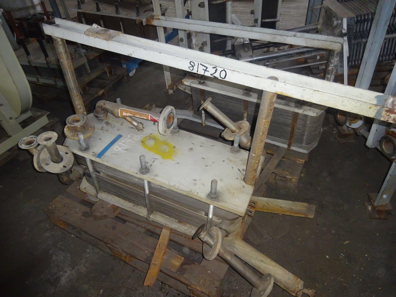  Plate and Frame Heat Exchanger 10 m² (107.6 ft²) Stainless Steel 316 For Sale - IPP# 81720