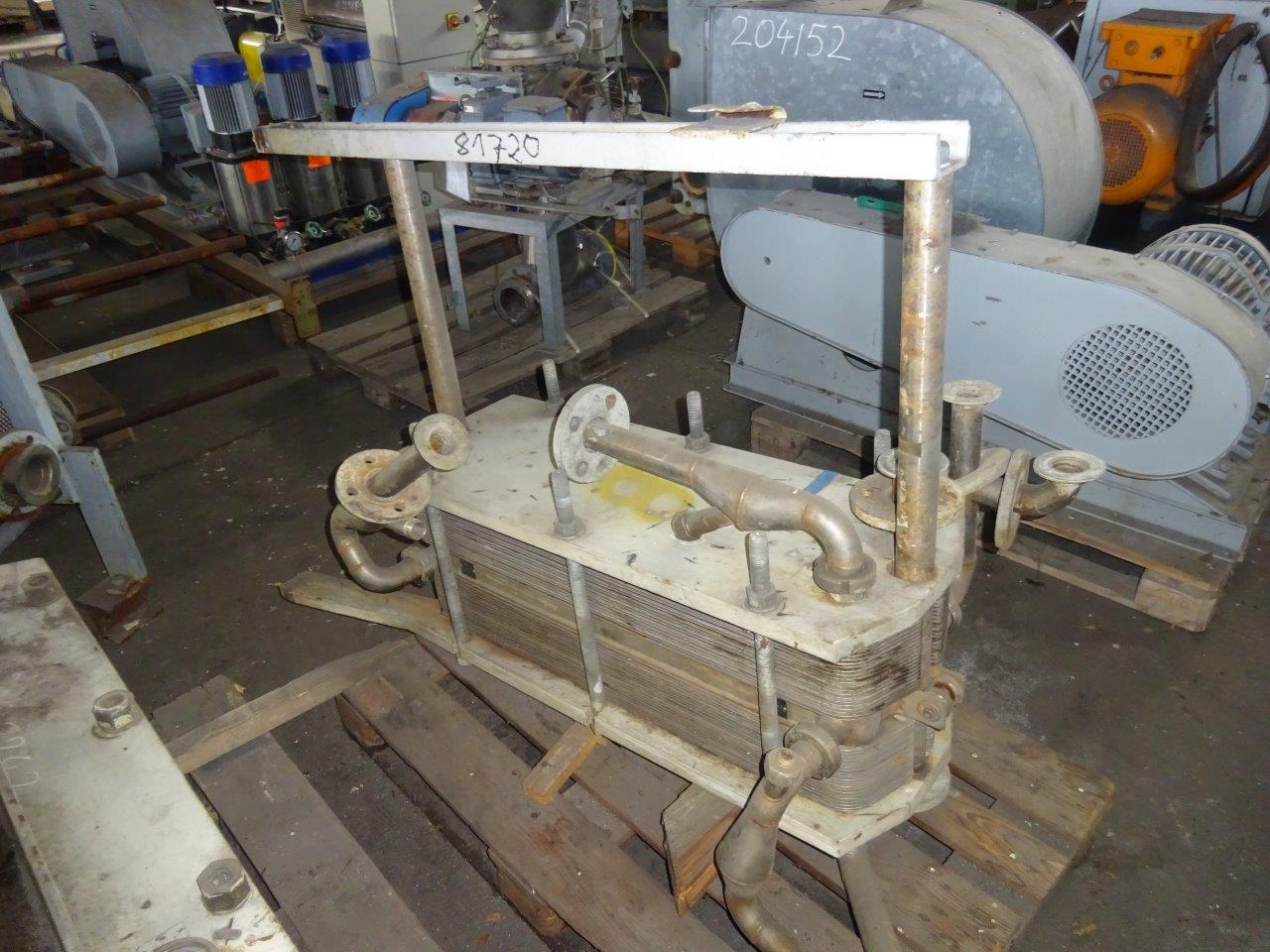  Plate and Frame Heat Exchanger 10 m² (107.6 ft²) Stainless Steel 316 For Sale - IPP# 81720