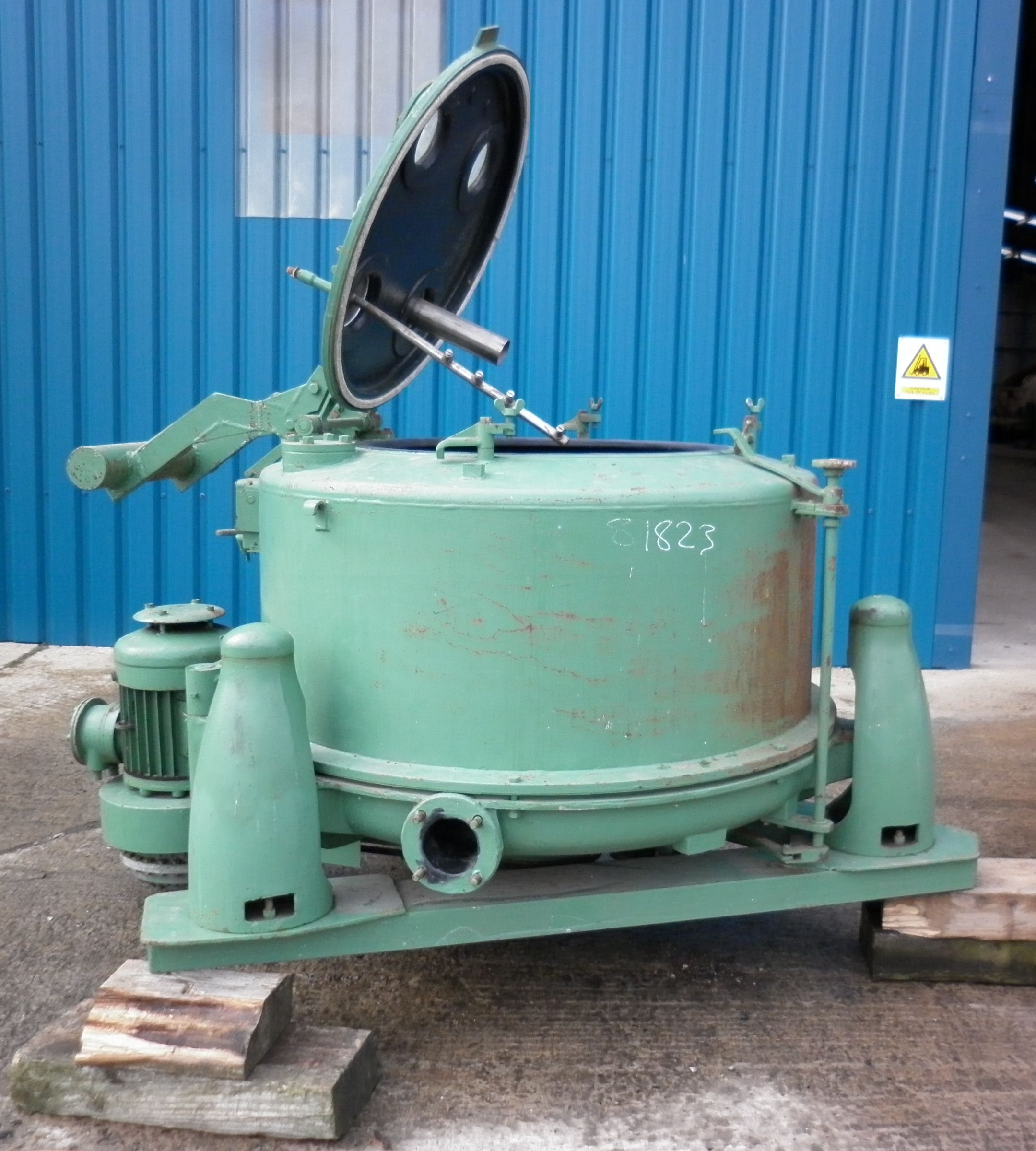  Manual Discharge-Top Centrifuge-Basket 1,200 mm (48 in) Rubberlined For Sale - IPP# 81823