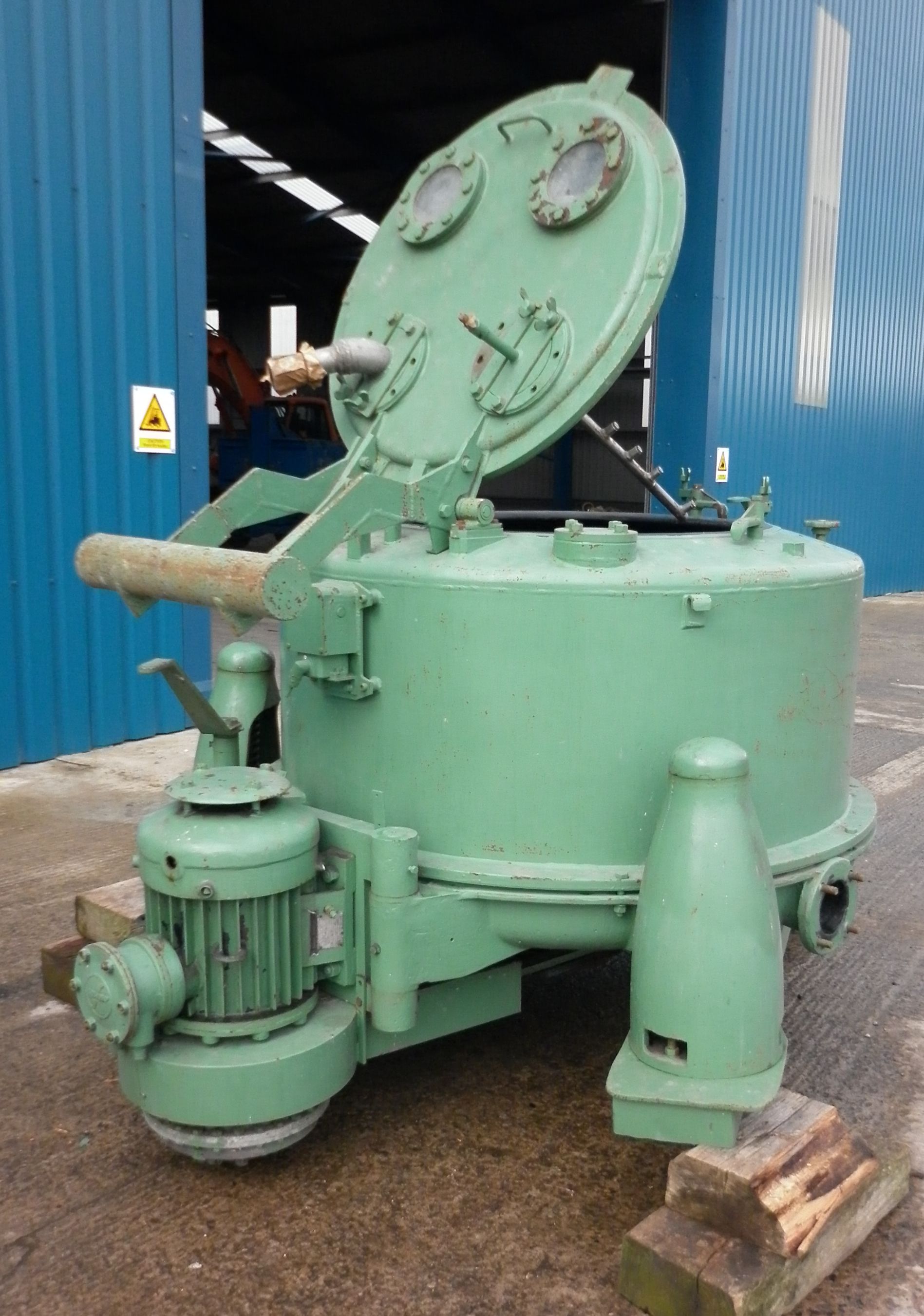  Manual Discharge-Top Centrifuge-Basket 1,200 mm (48 in) Rubberlined For Sale - IPP# 81823