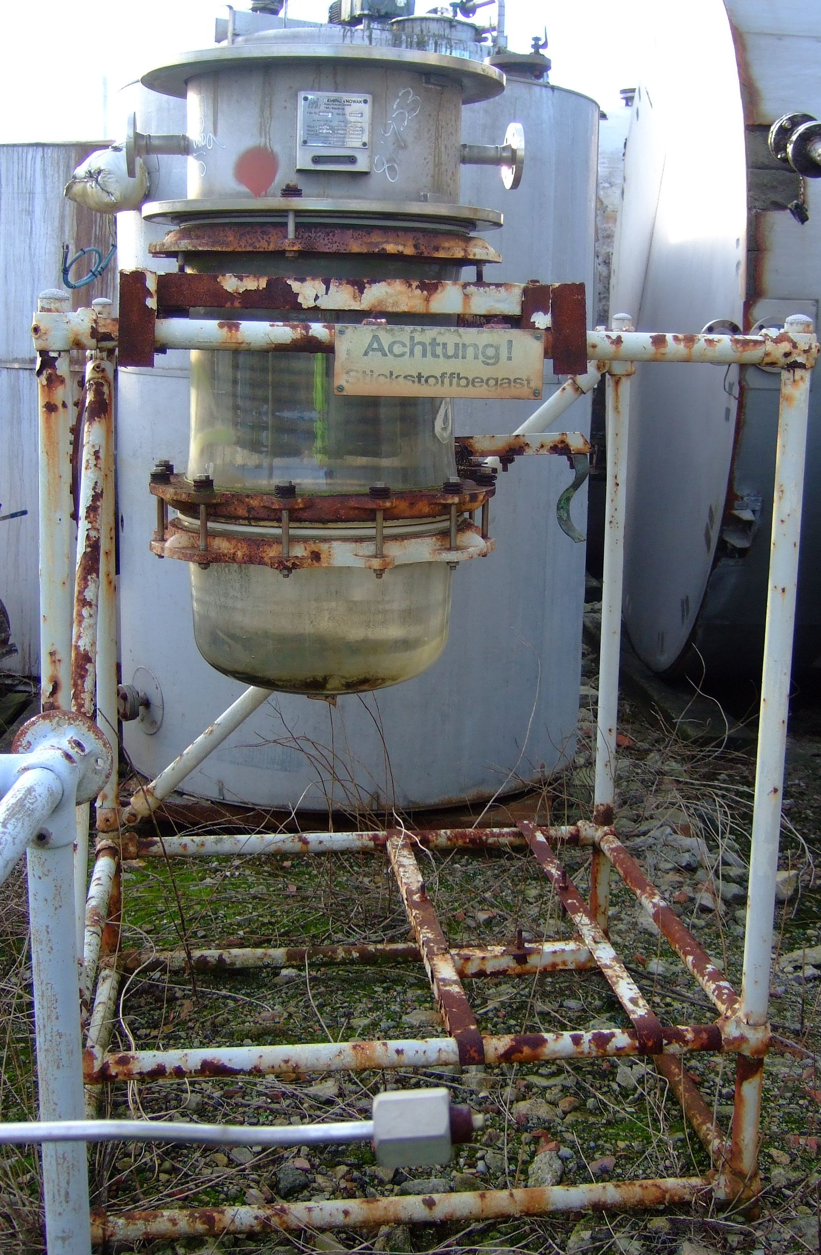 QVF/Nowak clear glass with copper coil Heat Exchanger - IPP# 81953