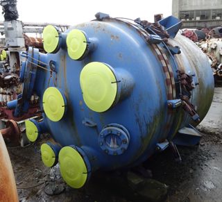 Glasslined Thale C2.5/1e-2D1-1 Batch Type Body Only Reactor