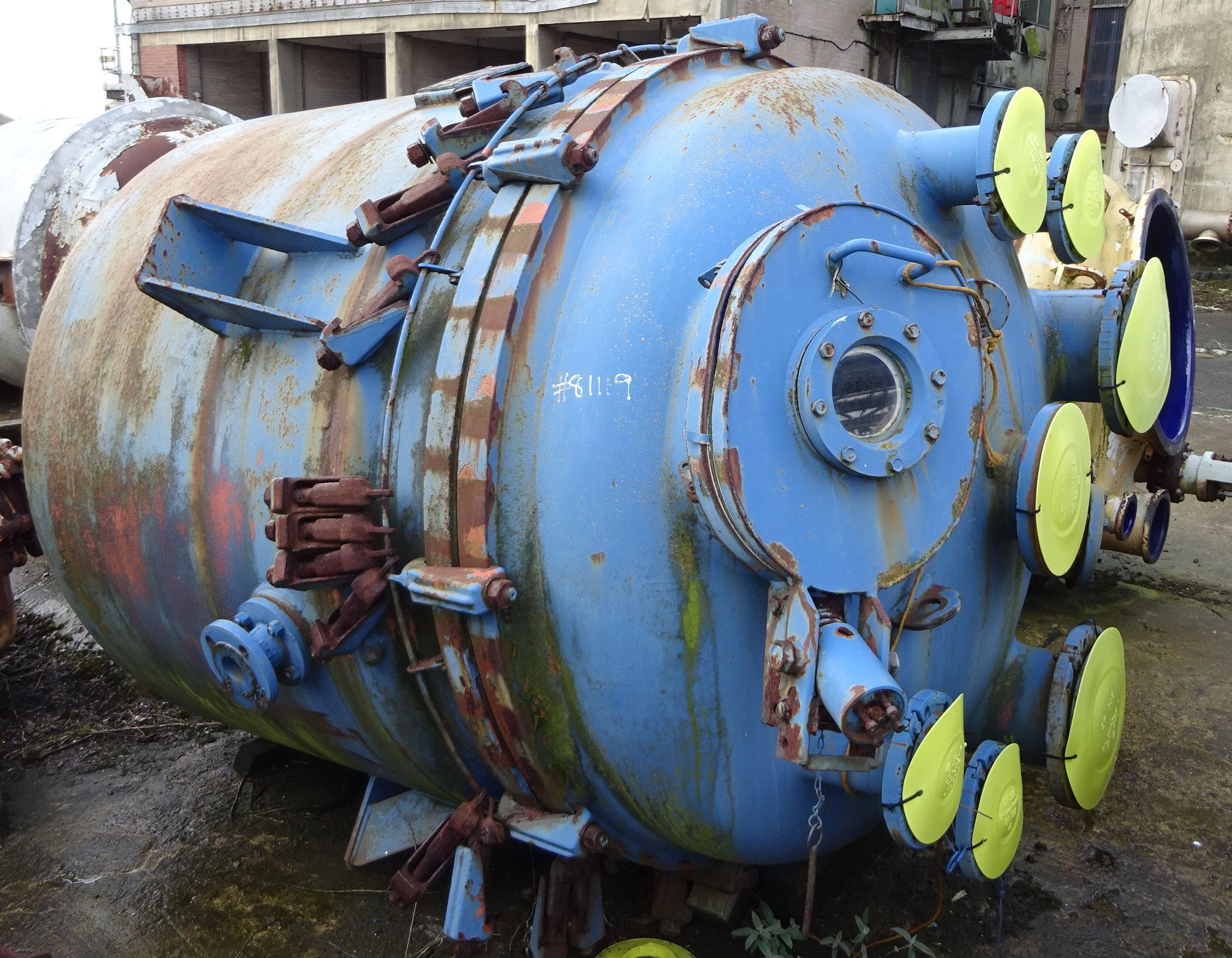 Glasslined Thale C2.5/1e-2D1-1 Batch Type Body Only Reactor - IPP# 81119