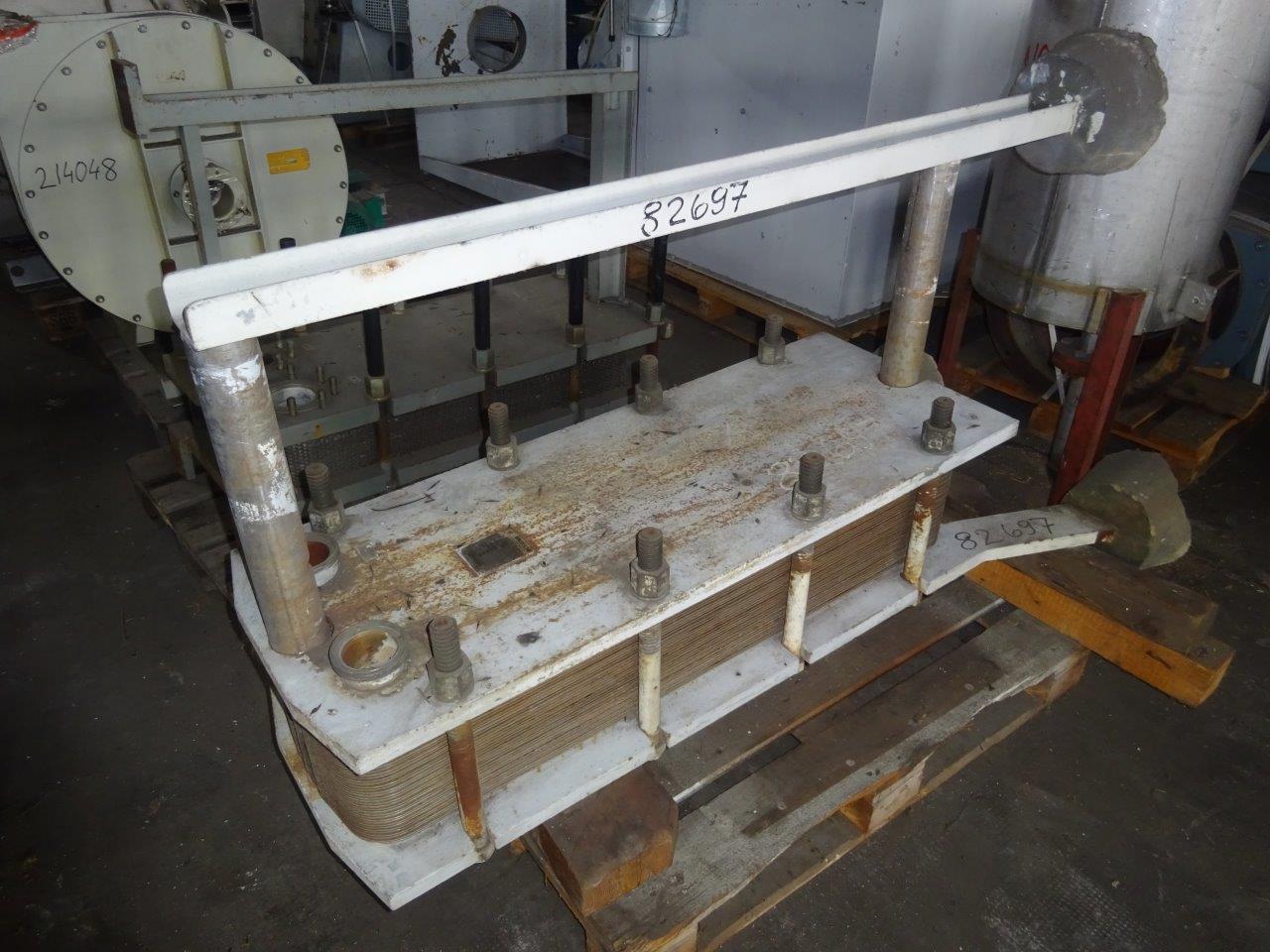  Plate and Frame Heat Exchanger 6.5 m² (70 ft²) Stainless Steel 316 For Sale - IPP# 82697