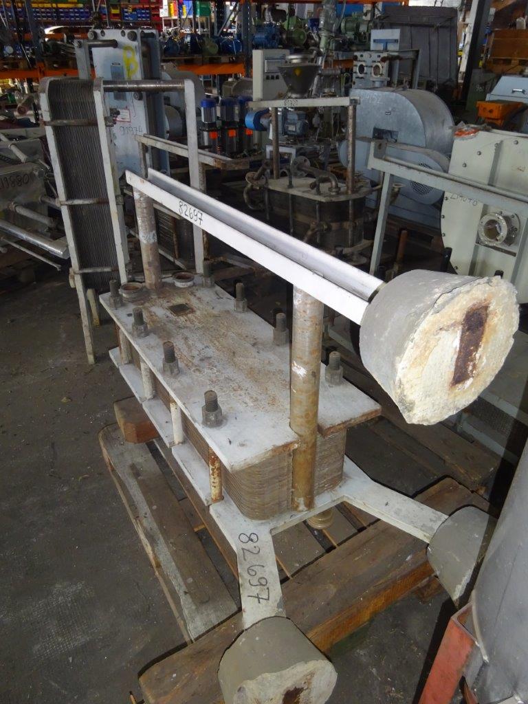  Plate and Frame Heat Exchanger 6.5 m² (70 ft²) Stainless Steel 316 For Sale - IPP# 82697