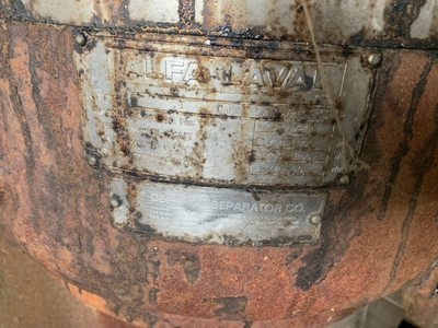   Centrifuge-Disc Bowl 7.5 kW (10 HP)  For Sale - IPP# 86467