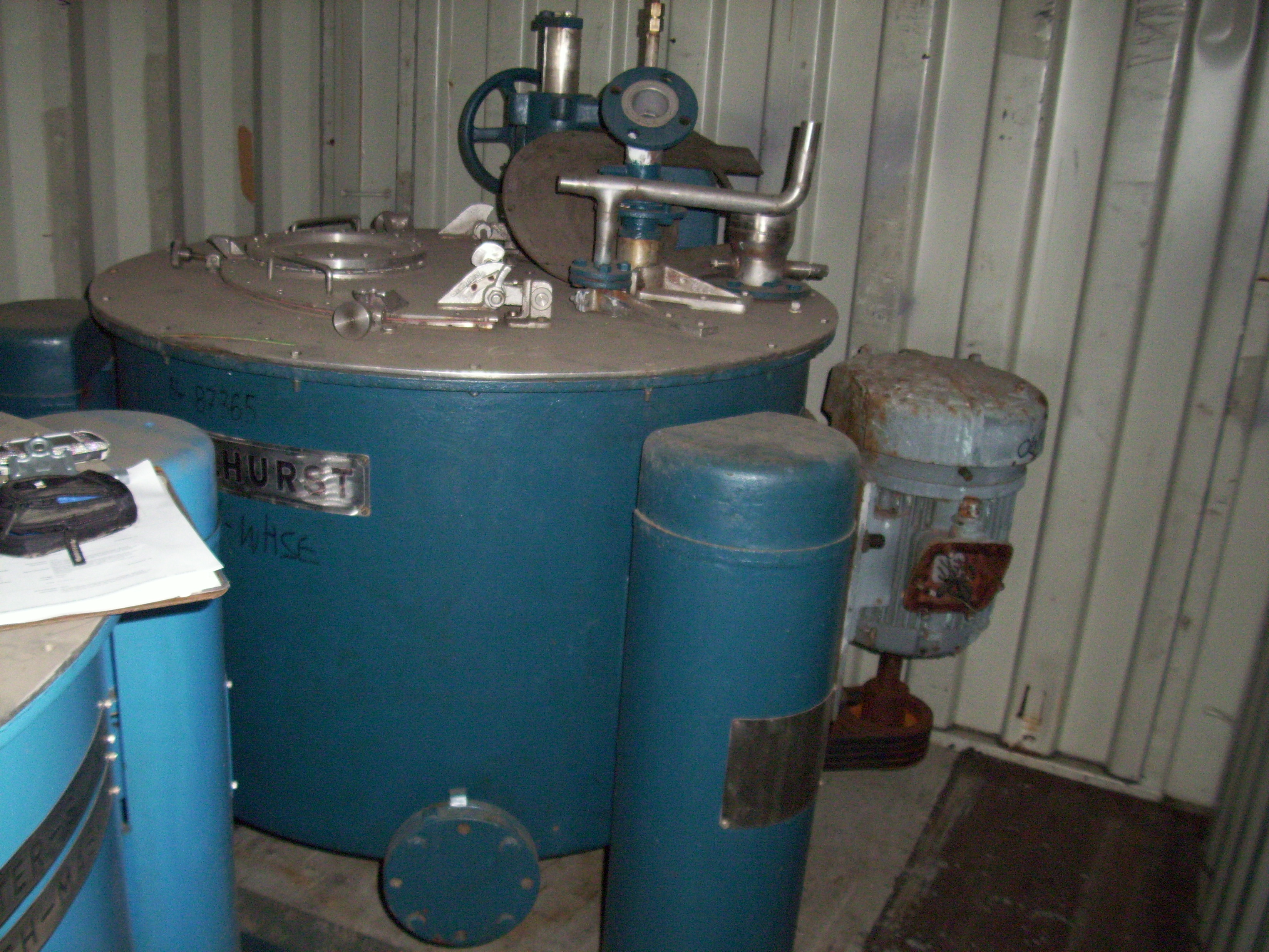  Stainless Steel 316 Auto Discharge-Bottom Centrifuge-Basket 1,016 mm (40 in) For Sale - IPP# 87365